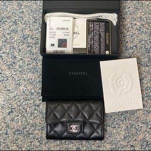 Authentic Chanel card holder.